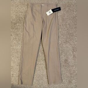 Elegant Tan Straight Leg Pants